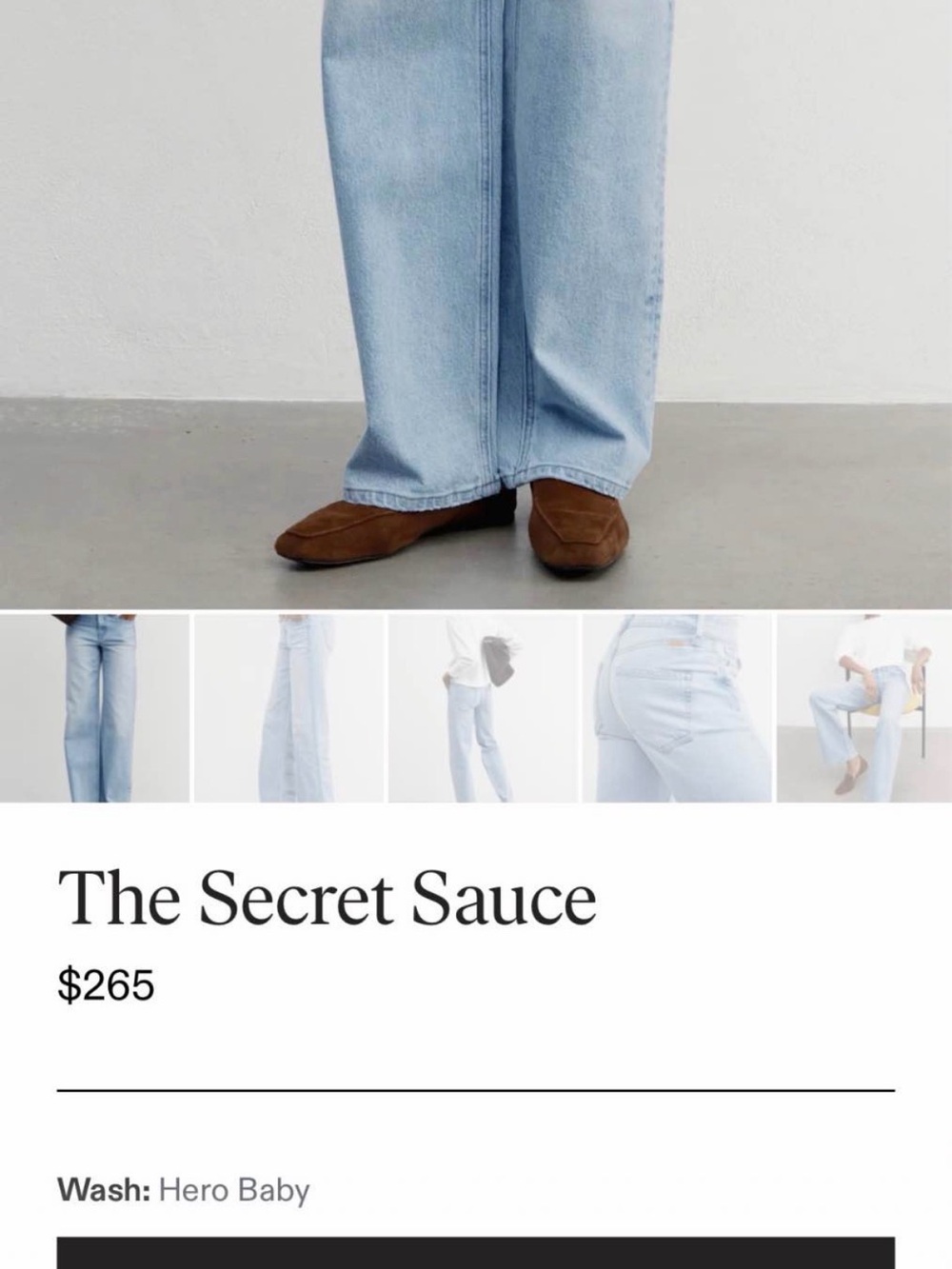 AYR The Secret Sauce Bootcut Jeans — Light Blue Wash